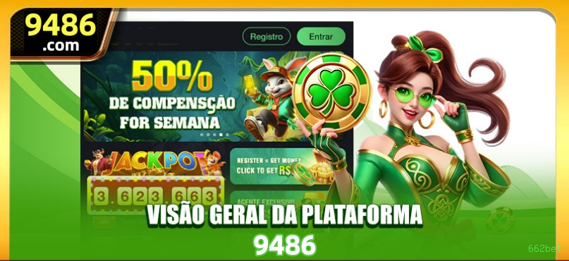 Imagem promocional da 662bet mostrando a plataforma e suas vantagens